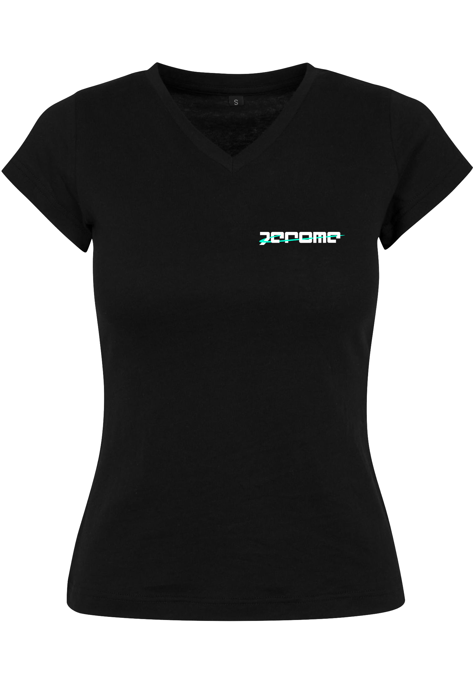 Girl V-Neck Shirt Wave